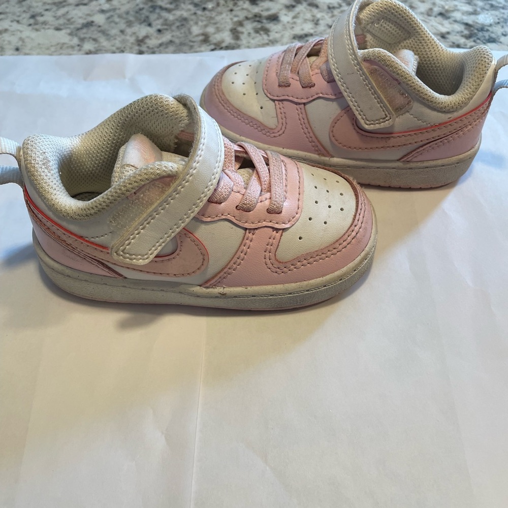 Little girls Nike Air Force Ones Size 6